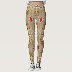 Ein Vintages Blumenmuster "Ratti_Creative_Arts" Leggings