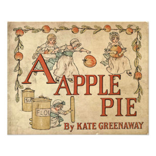Ein Vintages Kunstwerk für Apple Pie Fotodruck