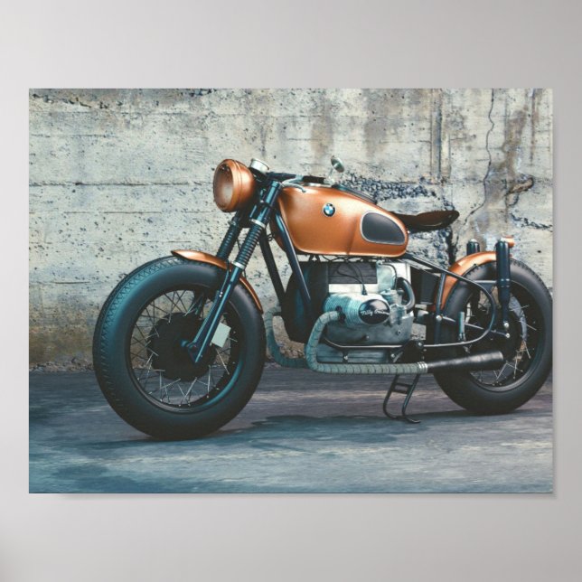 Ein Vintages Motorradposter Poster (Vorne)