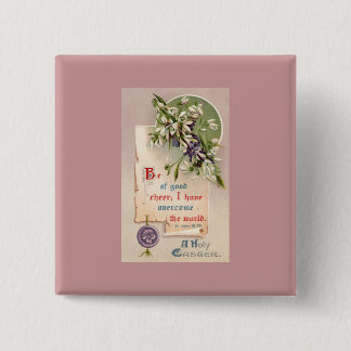 Ein Vintages Ostern Christlich Button