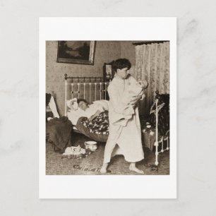 Ein Vintages Stereotyp der Arbeit 1901 Postkarte