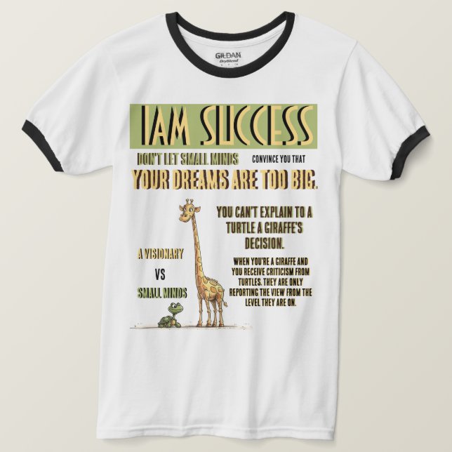EIN VISIONÄR T-Shirt (Design vorne)