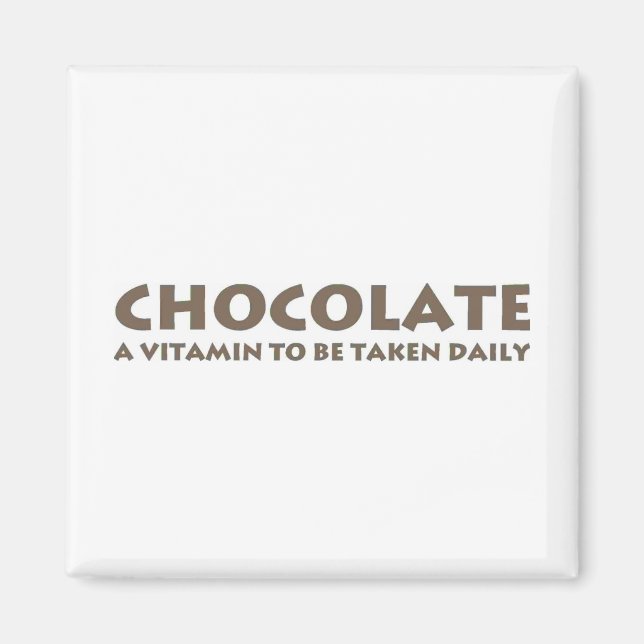 Ein Vitamin, das täglich eingenommen wird Magnet (Vorne)