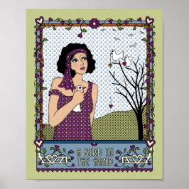 Ein Vogel im Hand_A_8x10-Poster Poster