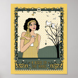 Ein Vogel im Hand_C_8x10-Poster Poster