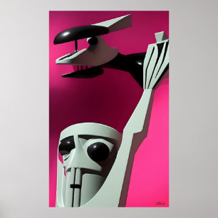 Ein Vogel in der Hand Poster