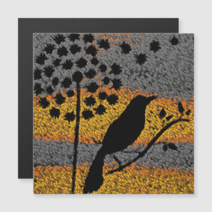 Ein Vogel unter dem Feathers Magnet