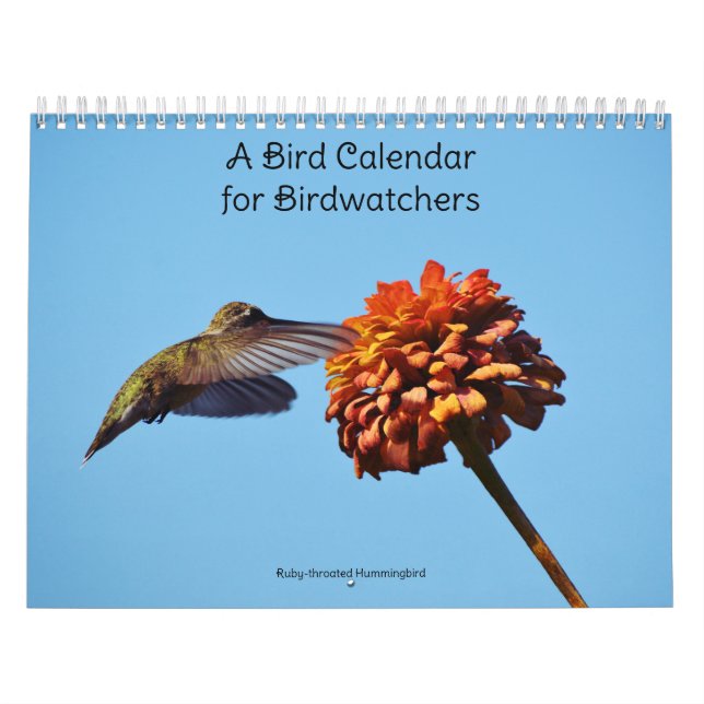Ein Vogelkalender für Vogelbeobachter Kalender (Titelbild)