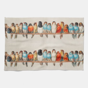 Ein Vogelpark, 1880 von Hector Giacomelli Geschirrtuch