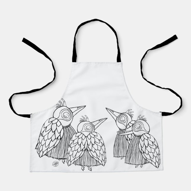 ein Vogeltreffen Schürze (Vorderseite)