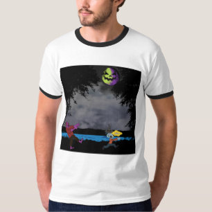 Ein von Zombies gejagter Mann T-Shirt