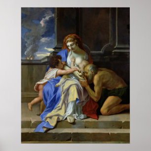 Ein Vorwurf der Wohltätigkeit, c.1642-48 Poster