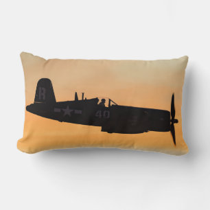 Ein Vought F4U Corsair-Jagdflugzeug Lendenkissen
