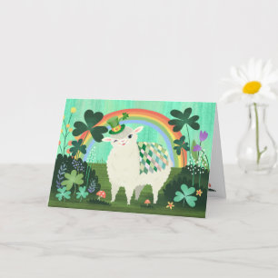 "Ein wackeliges Glück für dich" Lucky Lamb Karte