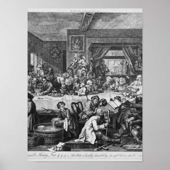 Ein Wahlprogramm, 1755 Poster (Vorne)