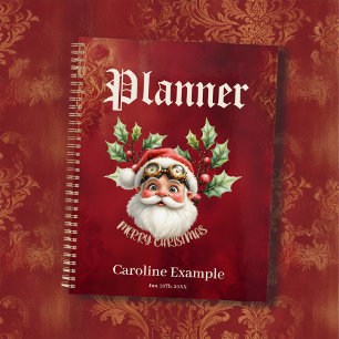 Ein wahnsinniger Steampunk-Weihnachtsmann Planer