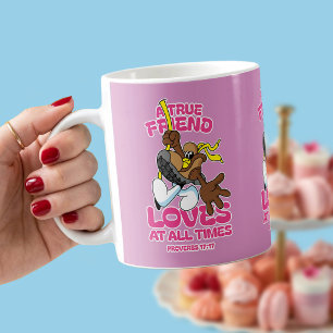 Ein wahrer Freund liebt zu jeder Zeit Kaffeetasse