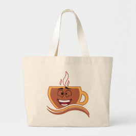 Ein wahrer Kaffeetrinker  Jumbo Stoffbeutel