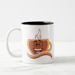 Ein wahrer Kaffeetrinker  Zweifarbige Tasse