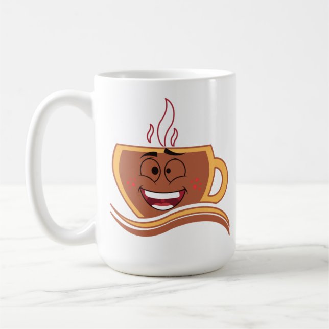 Ein wahrer Kaffeeverrückter Kaffeetasse (Links)