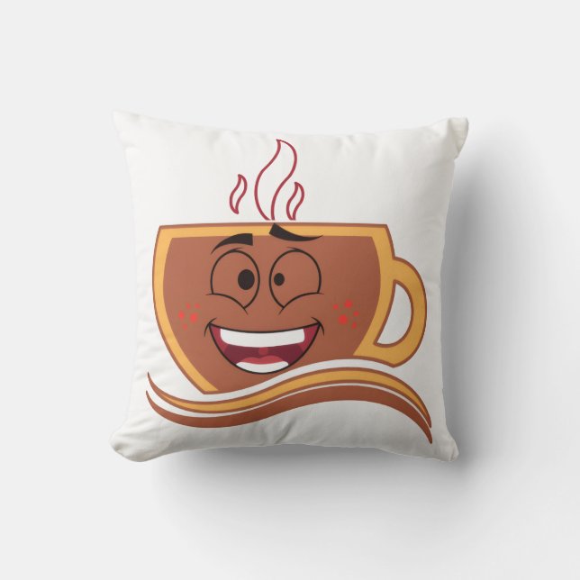 Ein wahrer Kaffeeverrückter  Kissen (Vorderseite)