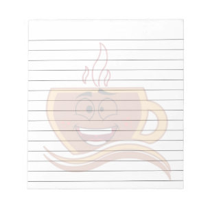 Ein wahrer Kaffeeverrückter  Notizblock