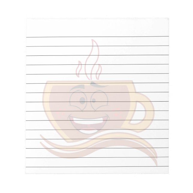 Ein wahrer Kaffeeverrückter  Notizblock (Vorderseite)