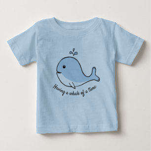 Ein Wal in Time Blue Baby T-shirt