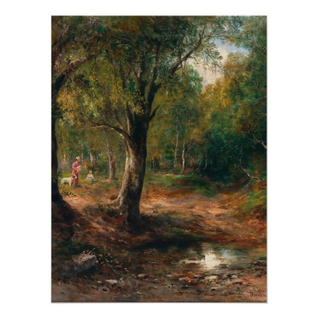 Ein Waldspaziergang - Emil Barbarini Poster (Vorderseite)