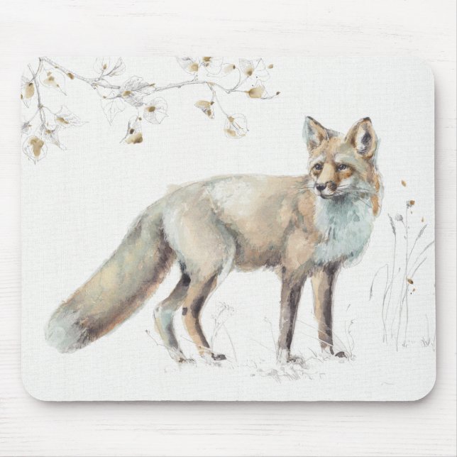 Ein Waldweg XI Mousepad (Vorne)