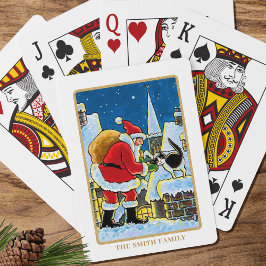 Ein warmes Willkommen Weihnachten Weihnachten Cust Spielkarten