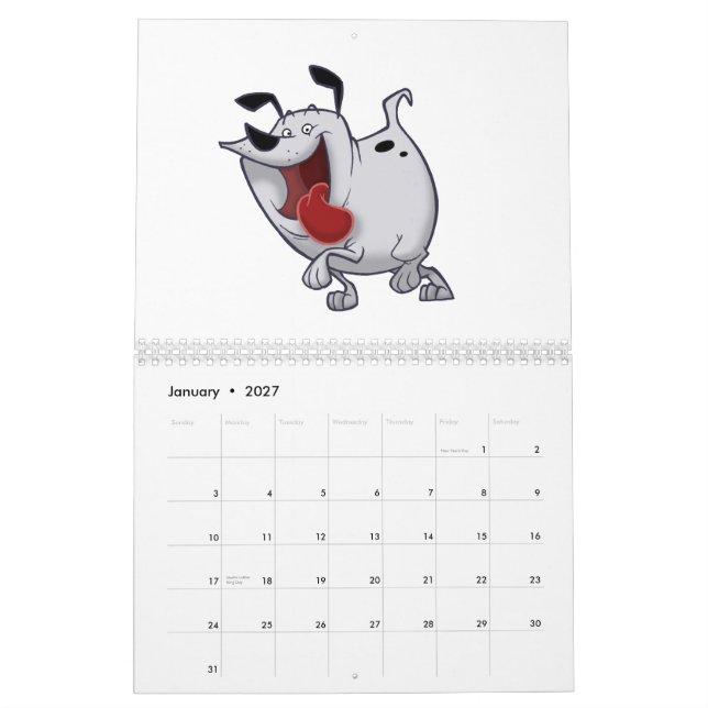 "Ein was für Wandkalender des Charakter-" 2009 (Jan 2027)