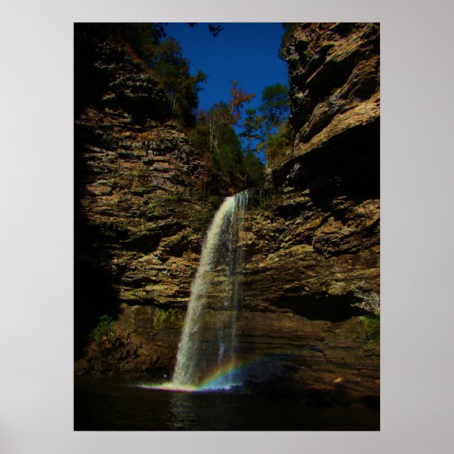 Ein Wasserfall Poster (Vorne)