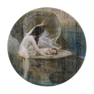 Ein Water Baby in Seashell von Bikini Nymph gefund Schneidebrett