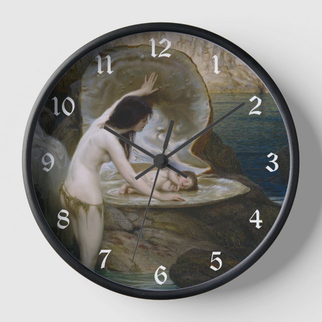 Ein Water Baby in Seashell von Bikini Nymph gefund Uhr (Vorderseite)