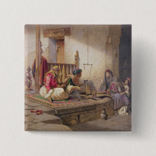 Ein Weber in Esna, eine von 24 Illustrationen Button