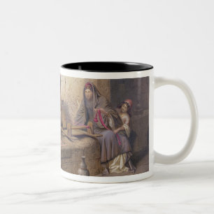 Ein Weber in Esna, eine von 24 Illustrationen Zweifarbige Tasse