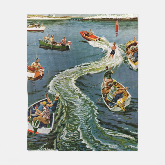 Ein Weck von Ben Kimberly Buttone Fleecedecke (Vorderseite)