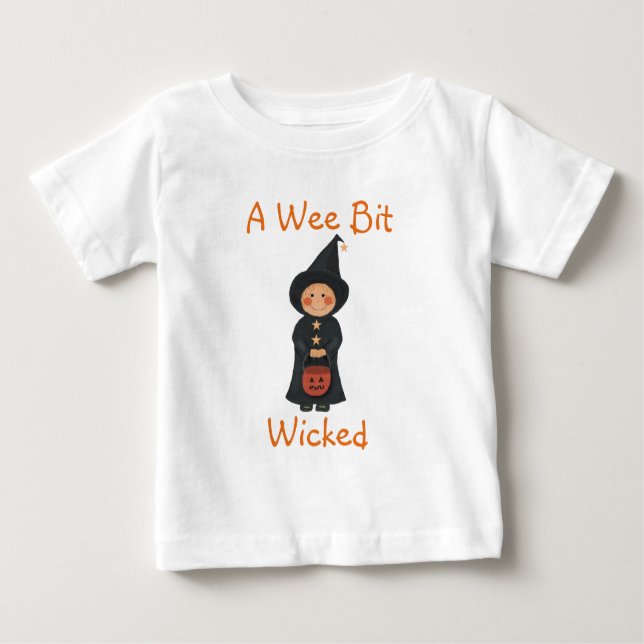Ein wee biss geficktes Halloween-Shirt Baby T-shirt (Vorderseite)