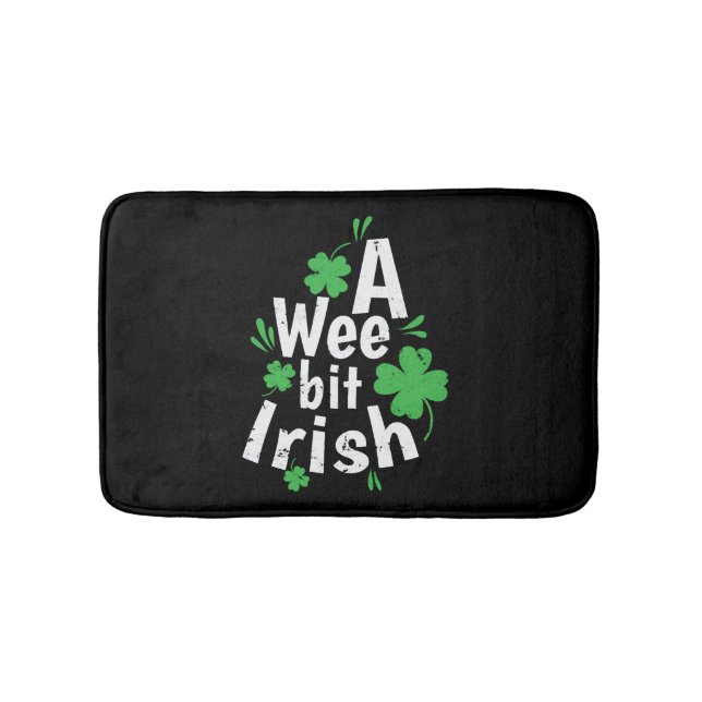 Ein Wee bit Irish St. Patricks Day Badematte (Vorderseite)