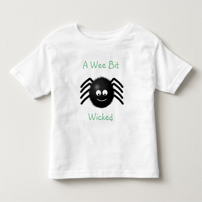 Ein Wee-Bit-Spicklein Halloween-Shirt Kleinkind T-shirt (Vorderseite)