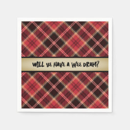 Ein Wee Dram von Scotch Paper Untersetzer Serviette