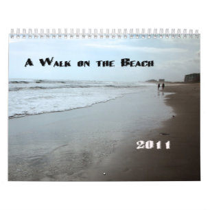 Ein Weg auf dem Strand Kalender