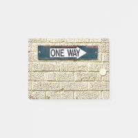 Ein Weg, Brick Industrial Signage Black Tinte sign