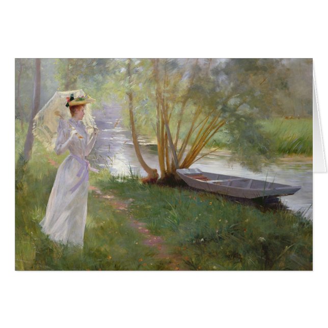 Ein Weg durch den Fluss, 1890 (Vorderseite (Horizontal))