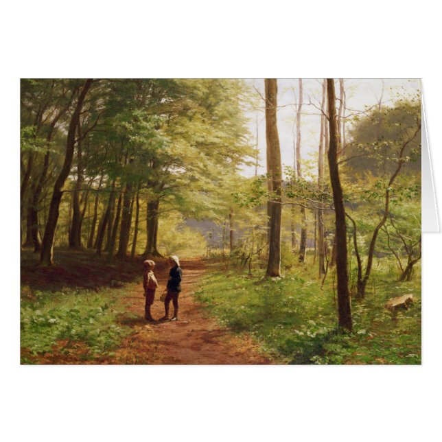 Ein Weg im Wald (Vorderseite (Horizontal))