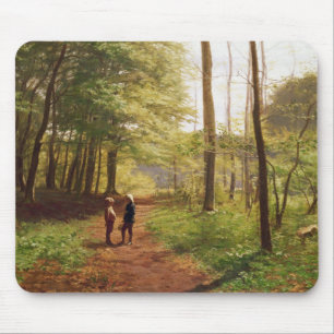 Ein Weg im Wald Mousepad