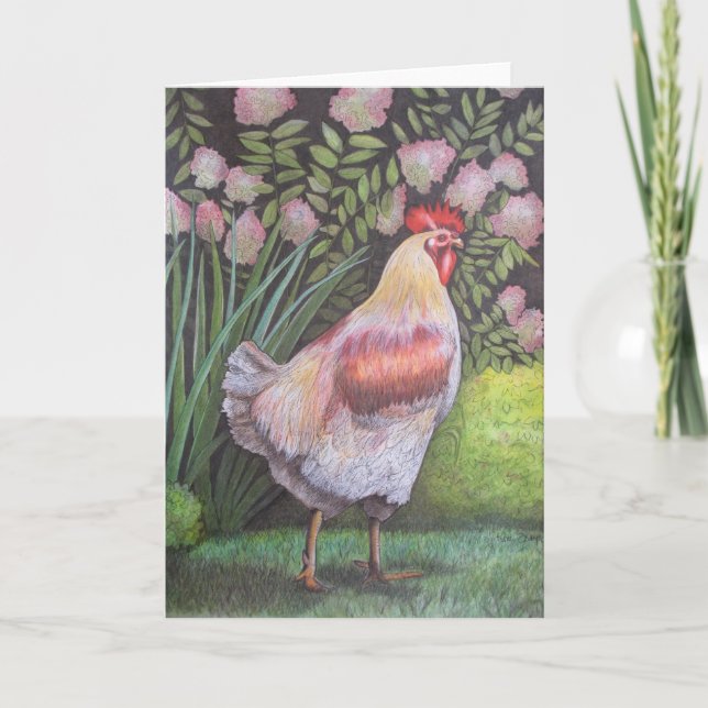 Ein Weg in der Garten GRUSS-KARTE Karte (Vorderseite)