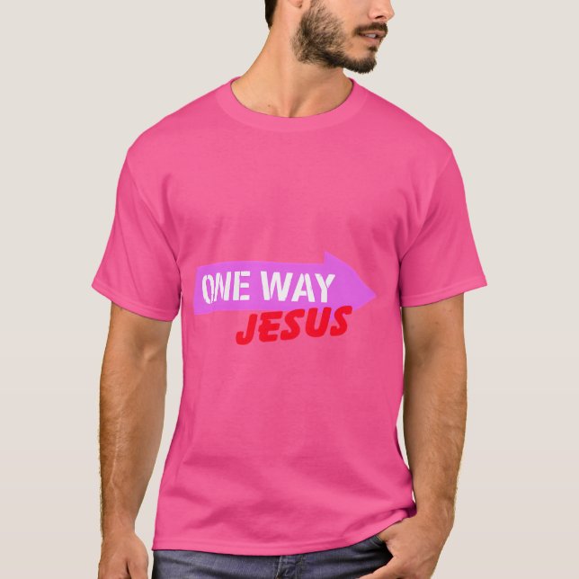 Ein Weg - Jesus 01 T-Shirt (Vorderseite)