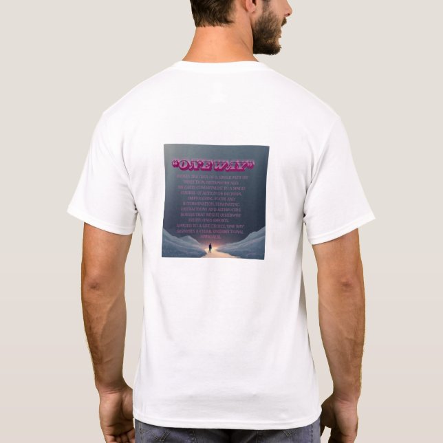 ein Weg Jesus T-Shirt (Rückseite)